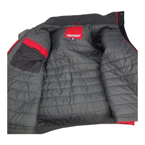 Gerry Mens Red & Black Puffer Jacket XL Polyester & Nylon Cold Weather Rated - Picture 3 of 16
